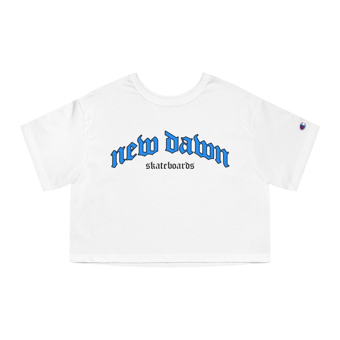 ND Skateboards Outline Crop Top Printify