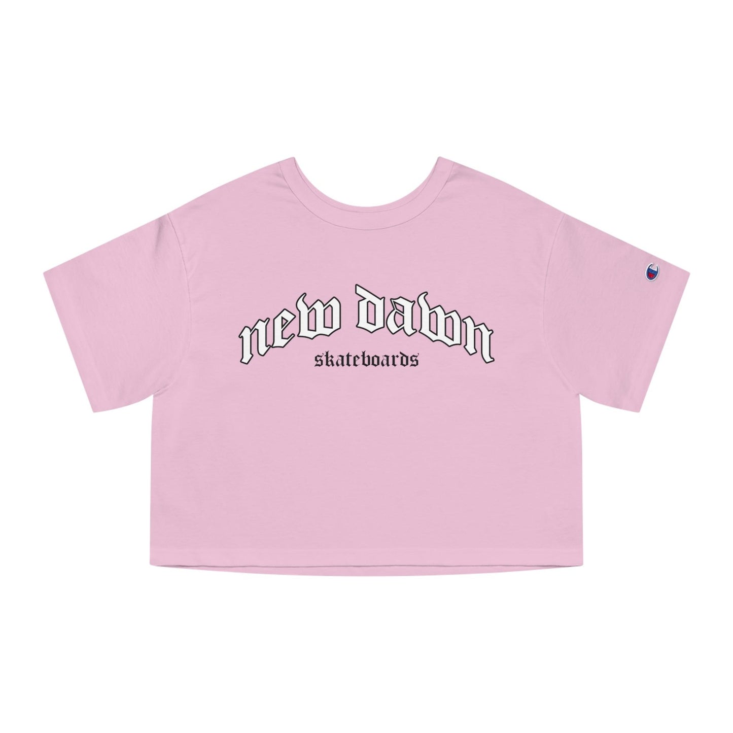 ND Skateboards Outline Crop Top Printify