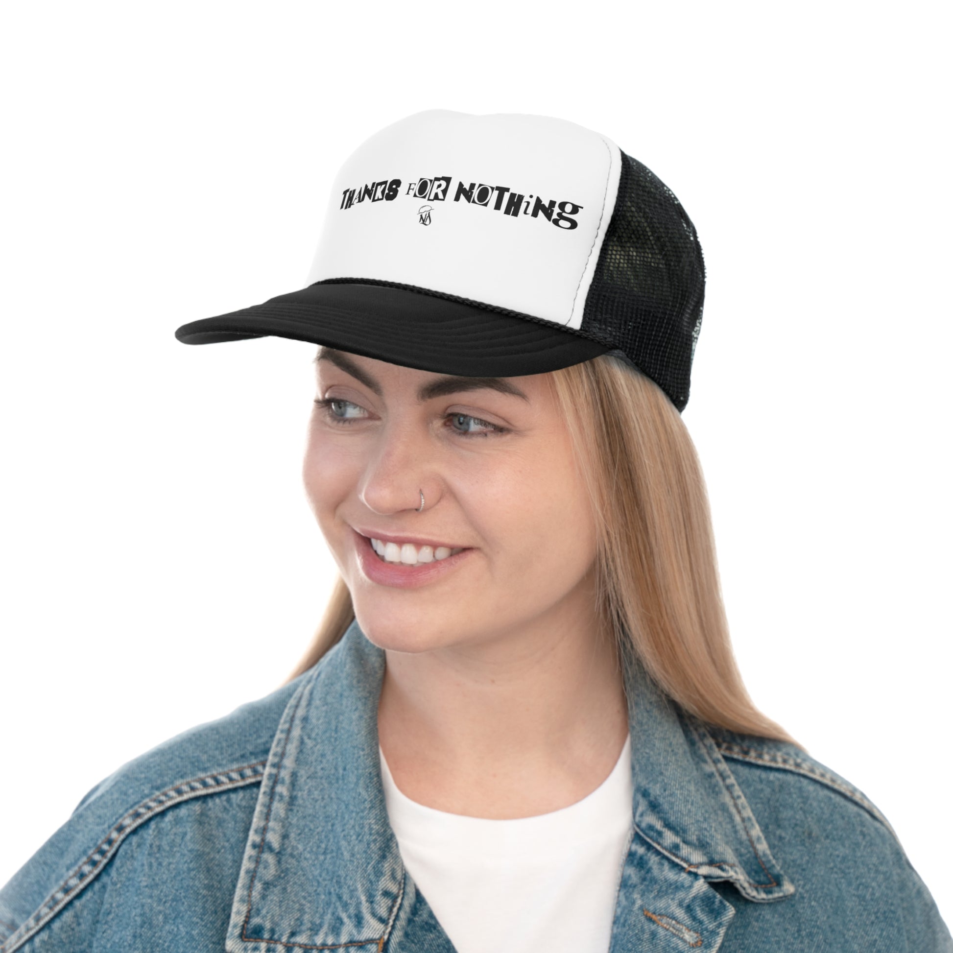 "Thanks For Nothing" Trucker Hat Printify