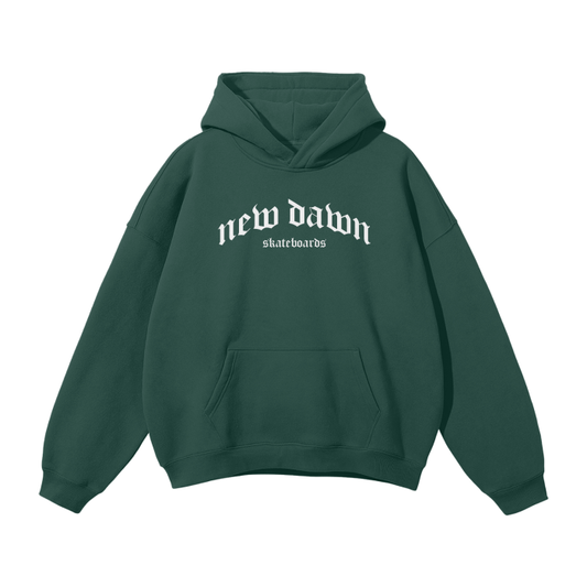 Streetwear Unisex Oversized Solid Color Fleece Hoodie ODMPOD